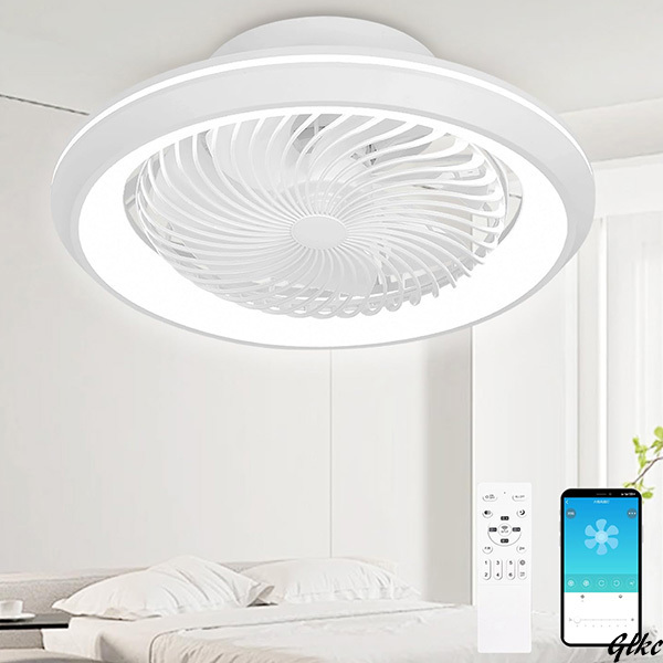 【DCモーター搭載でファンの回転が静かで省エネ】 シーリングファンライト 直径4