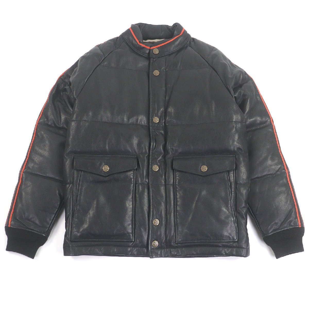美品□TENDERLOIN テンダーロイン T-RACING LEATHER サ