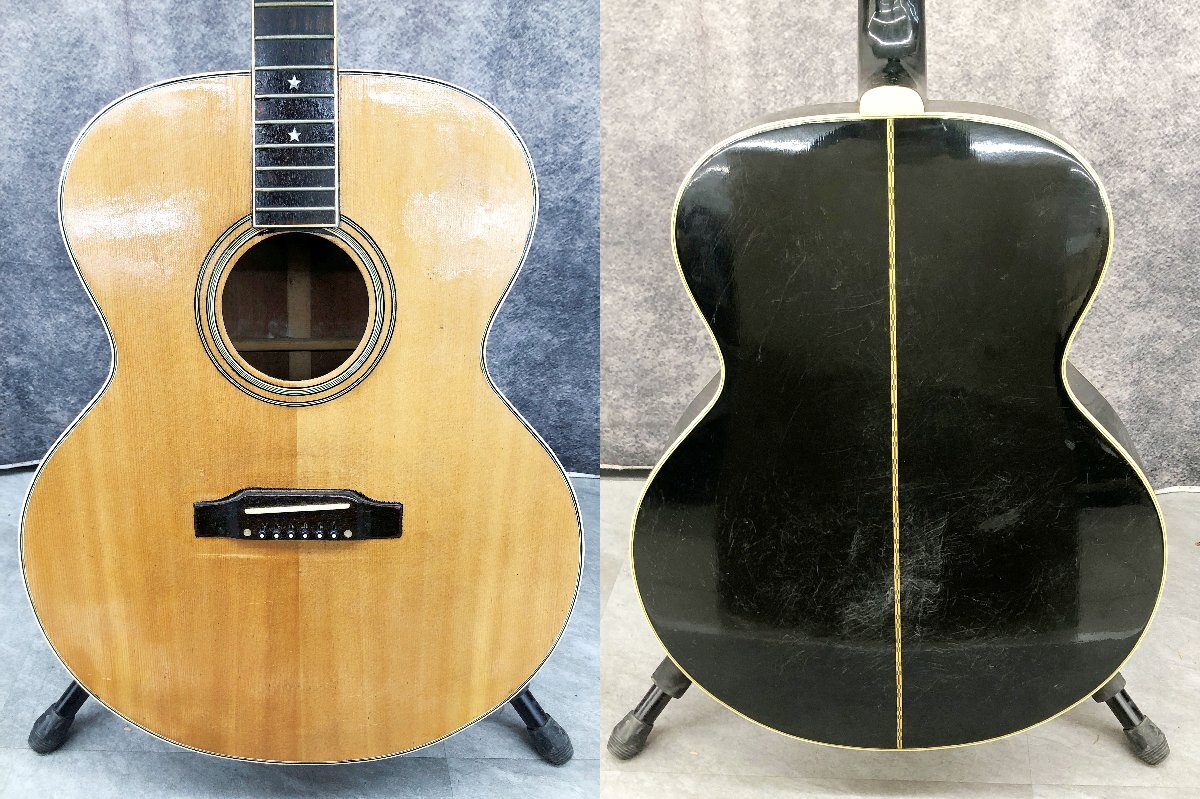 【 D 】 K1358 GRECO 404B #750225 グレコ アコースティックギター ケース付 2600009_サムネイル画像4