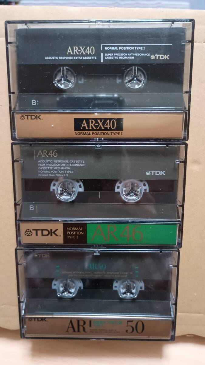 TDK б/у кассетная лента 3шт.