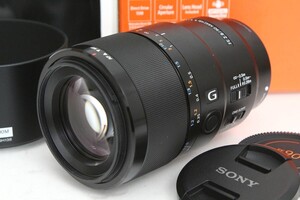 【全額返金保証】【全額返金保証】極美品|ソニー FE 90mm F2.8 Macro G OSS SEL90M28G CA01-R3217-2B3