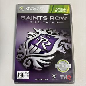 セインツロウ サード XBOX 360 ソフト SAINTS ROW THE THIRD プラチナコレクション