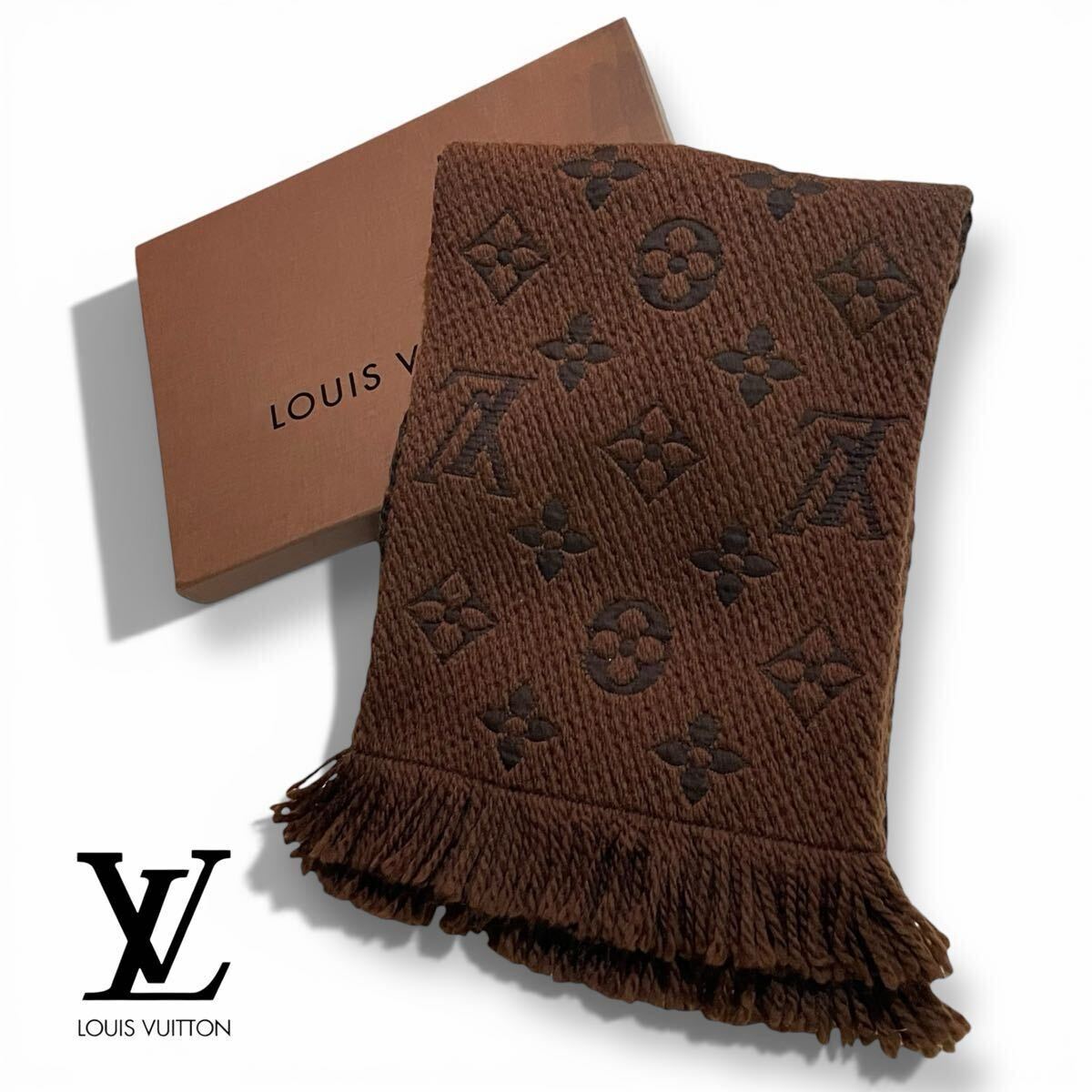 正規品 LOUIS VUITTON ルイヴィトン エシャルプ ロゴマニア モノグ
