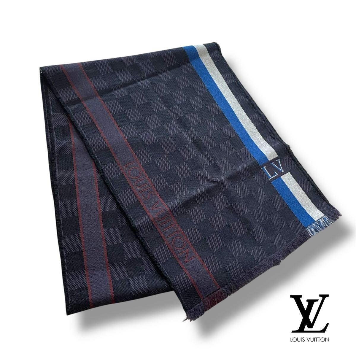 良品 正規品 LOUIS VUITTON ルイヴィトン エシャルプ メサジェ ダ