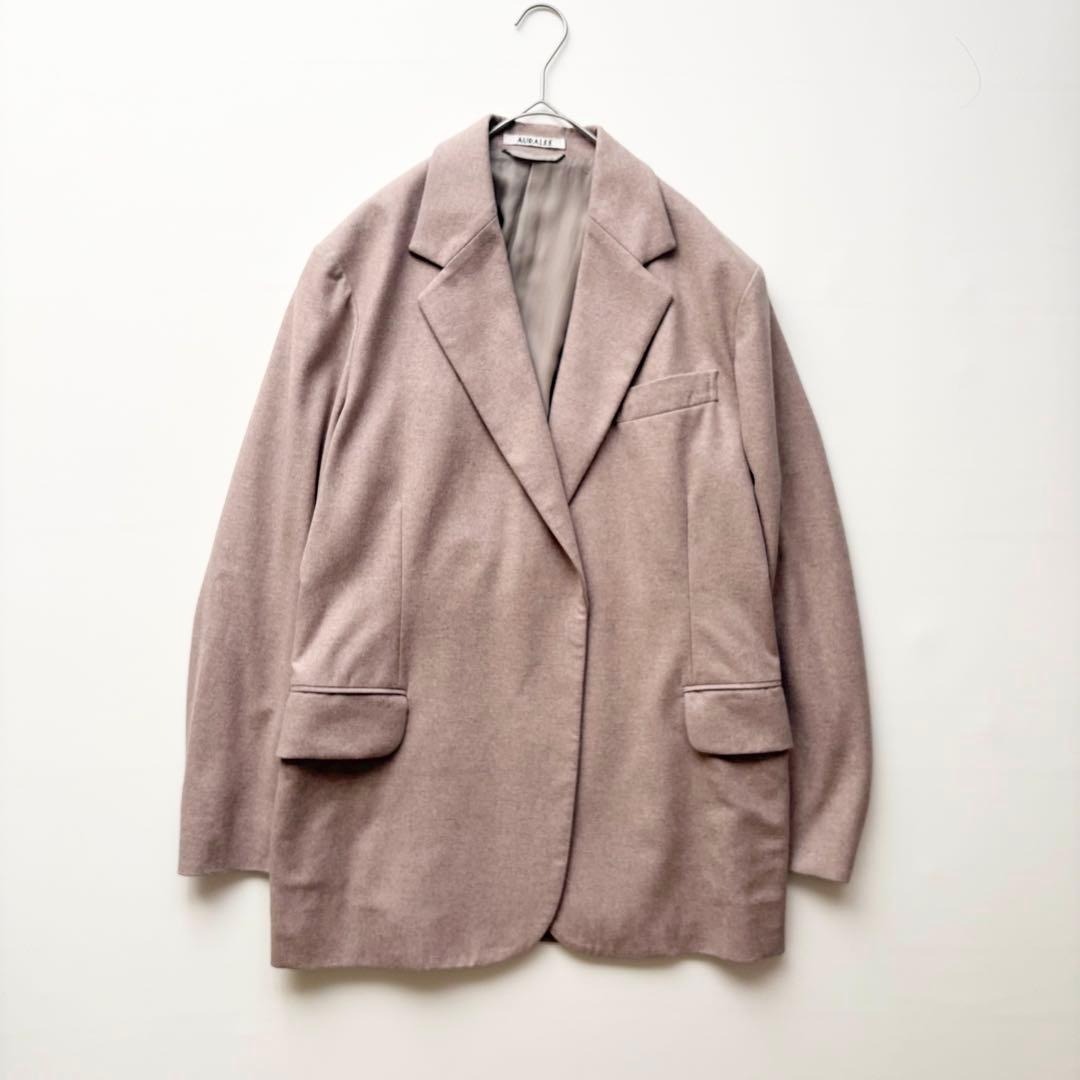 美品 AURALEE オーラリー WOOL FULLING FLANNEL JA