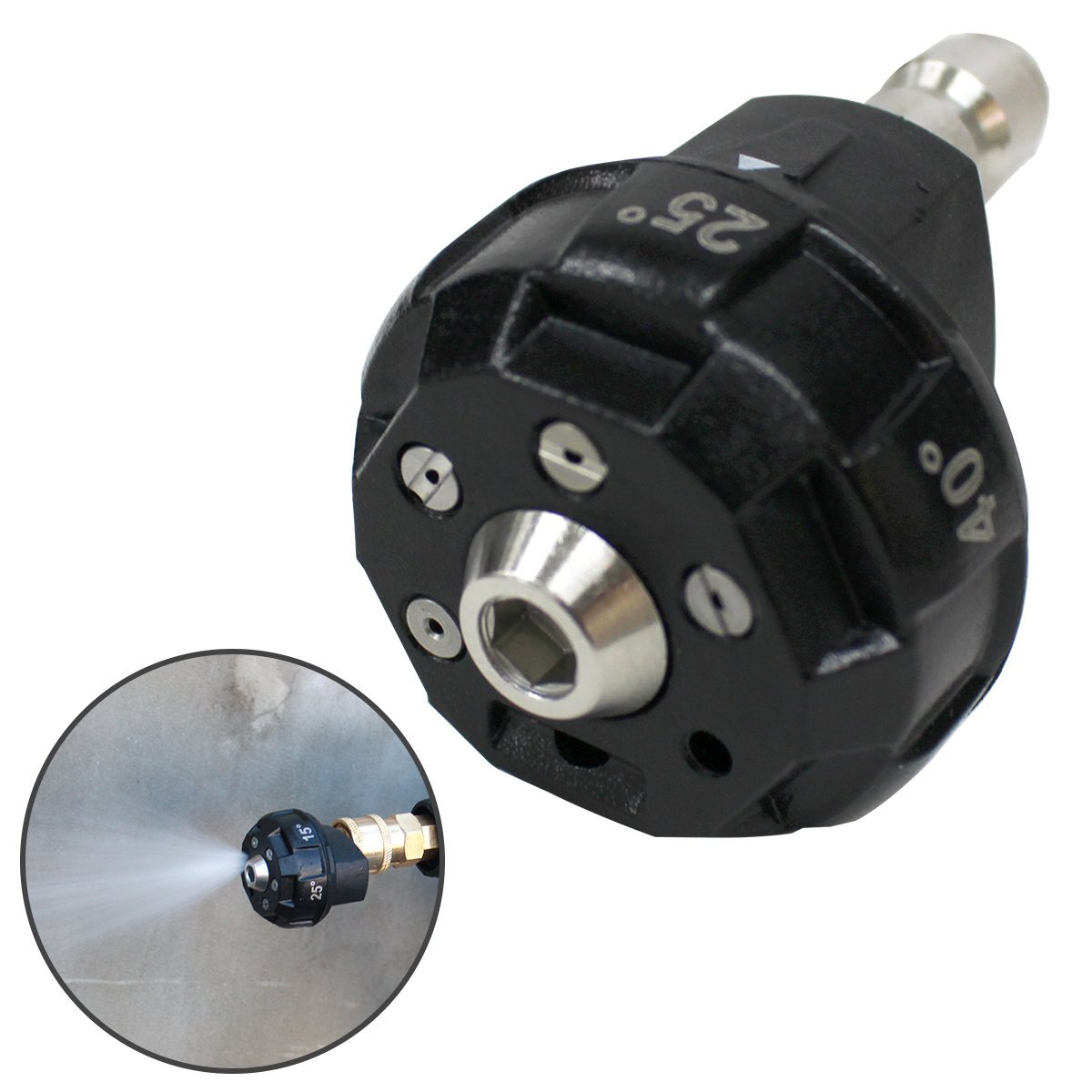  мойка высокого давления 6 -ступенчатый переключатель мойка форсунка 1/4 переходник распорка пена мойка машин 40 раз рассеивание 1 шт. 6 позиций поворачивать только . переключатель замена не необходимо Karcher 