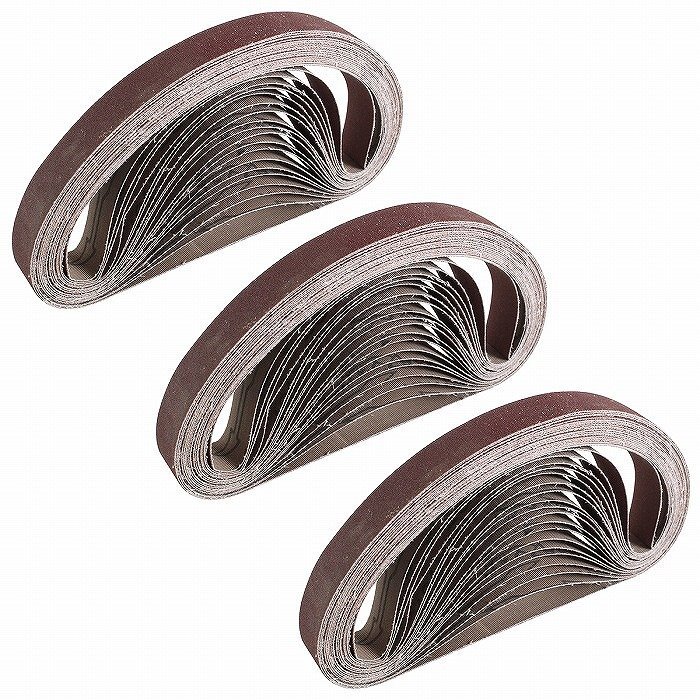 [ стоимость доставки 250 иен ][#180 20mm×520mm]30 шт. комплект ремень бумага электрический диск Thunder для замены Endless бумага металл полировка ширина 2cm