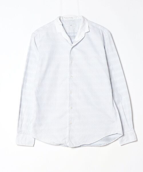 「SHIPS」 長袖シャツ MEDIUM ホワイト メンズ