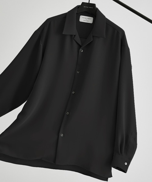 「UNITED TOKYO」 長袖シャツ 3 ブラック メンズ