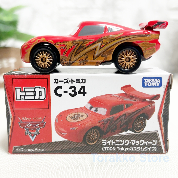 [ новый товар * негодный номер * нераспечатанный ] The Cars Tomica C-34 подсветка * Mac .-nTOON Tokyo custom модель измерительный прибор. создание рассказ 