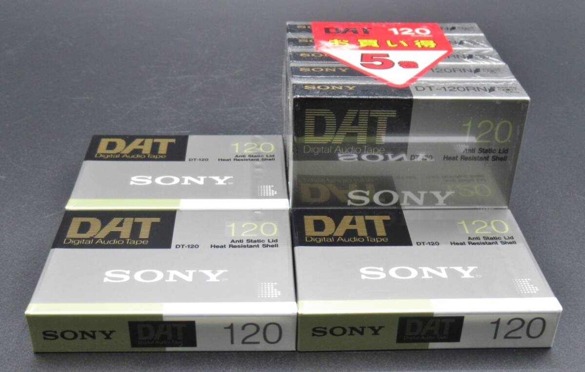  нераспечатанный 8шт.@[ SONY DT-120RN ]*DAT. Sony * цифровой * аудио * лента. DIGITAL AUDIO TAPE
