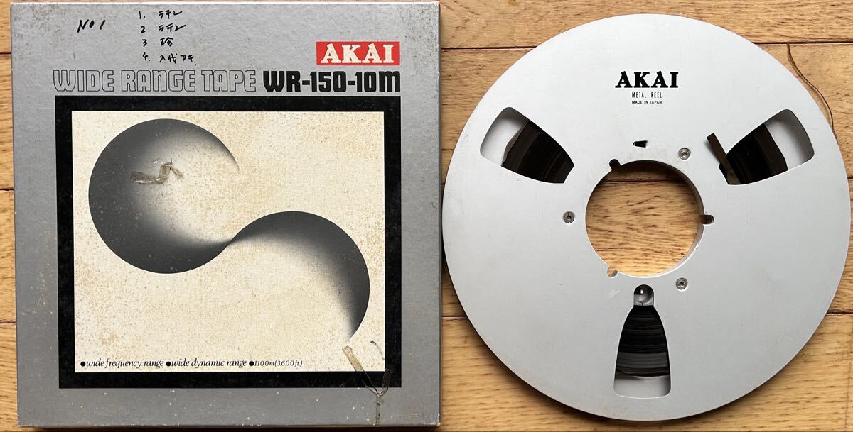 [10 номер ]AKAI Akai, WR-150-10m, открытый катушка лента 