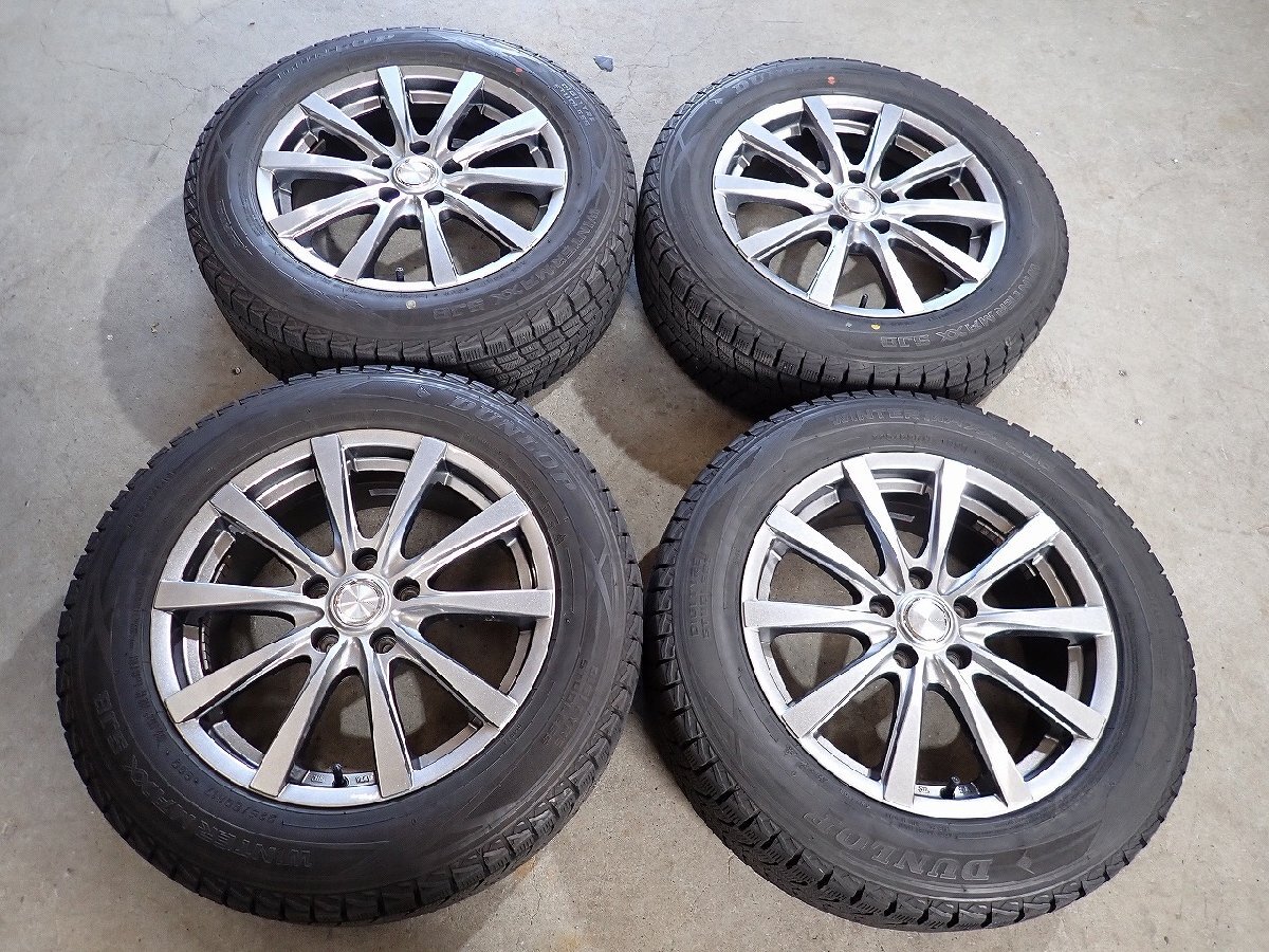 YS23751[ бесплатная доставка 225/60R17] Cross Trek SK серия Forester и т.п. б/у зимний #17×7J 114.3/5H ET48#1 иен старт 