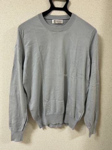 ■激レア■美品■ブルネロクチネリ■ライトウェイト コットン セーター■サイズ48