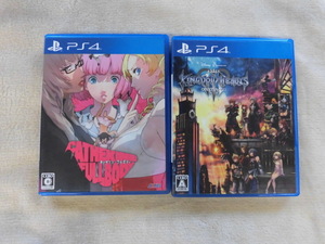 未検品 SONY PlayStation4 ソフト2点 キャサリン・フルボディ / キングダム ハーツⅢ PS4 プレステ ゲーム 激安1円スタート