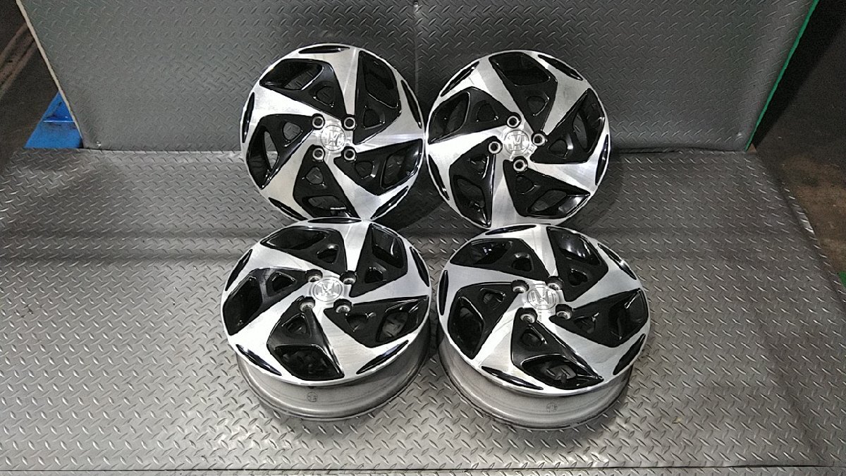  Honda оригинальные легкосплавные колесные диски 4шт.@15 дюймовый X4.5J+45 4 дыра PCD100 диаметр втулки примерно 5.6.N-WGN