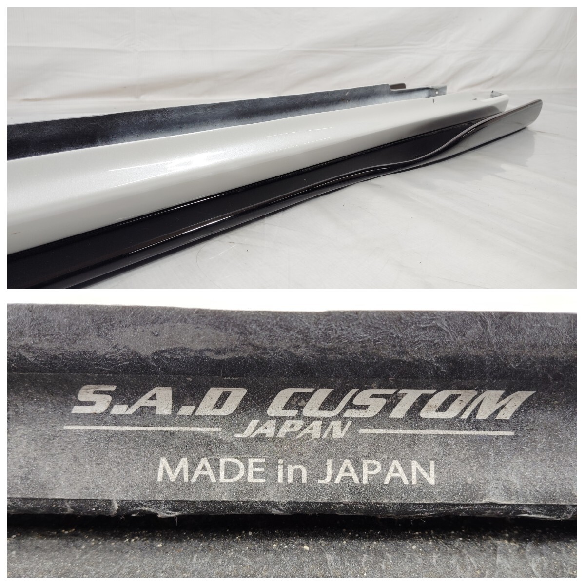 # включая доставку # быстрое решение S.A.D CUSTOM JAPAN DAISY подножка Hiace 200 серия 4 type ~ SAD custom Japan white pearl 070 365