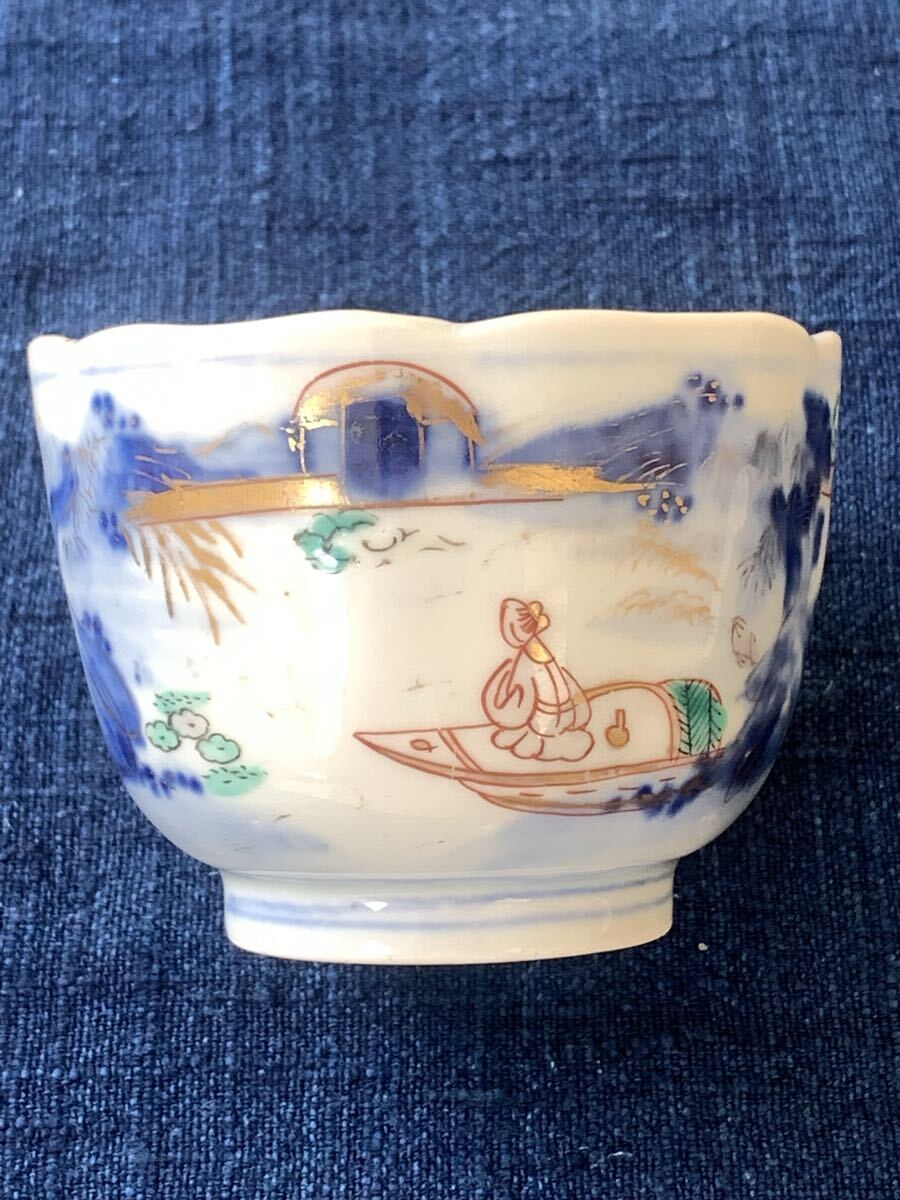  старый Imari цветная роспись фарфор с золотой росписью соба .