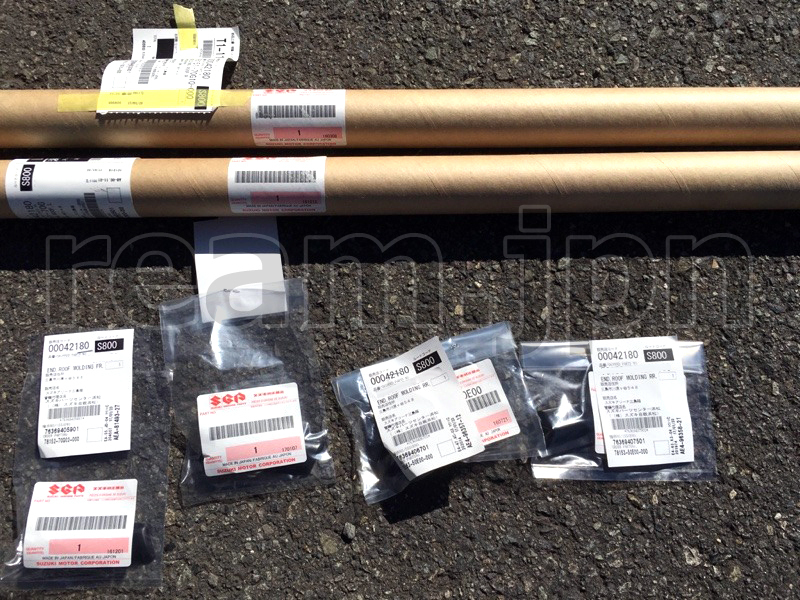  новый товар Suzuki оригинальный Alto Works HA11S HA21S HB11S HB21S HC11V HD11V молдинг Roo крыло do левый правый молдинг крыши боковая часть крыши молдинг 