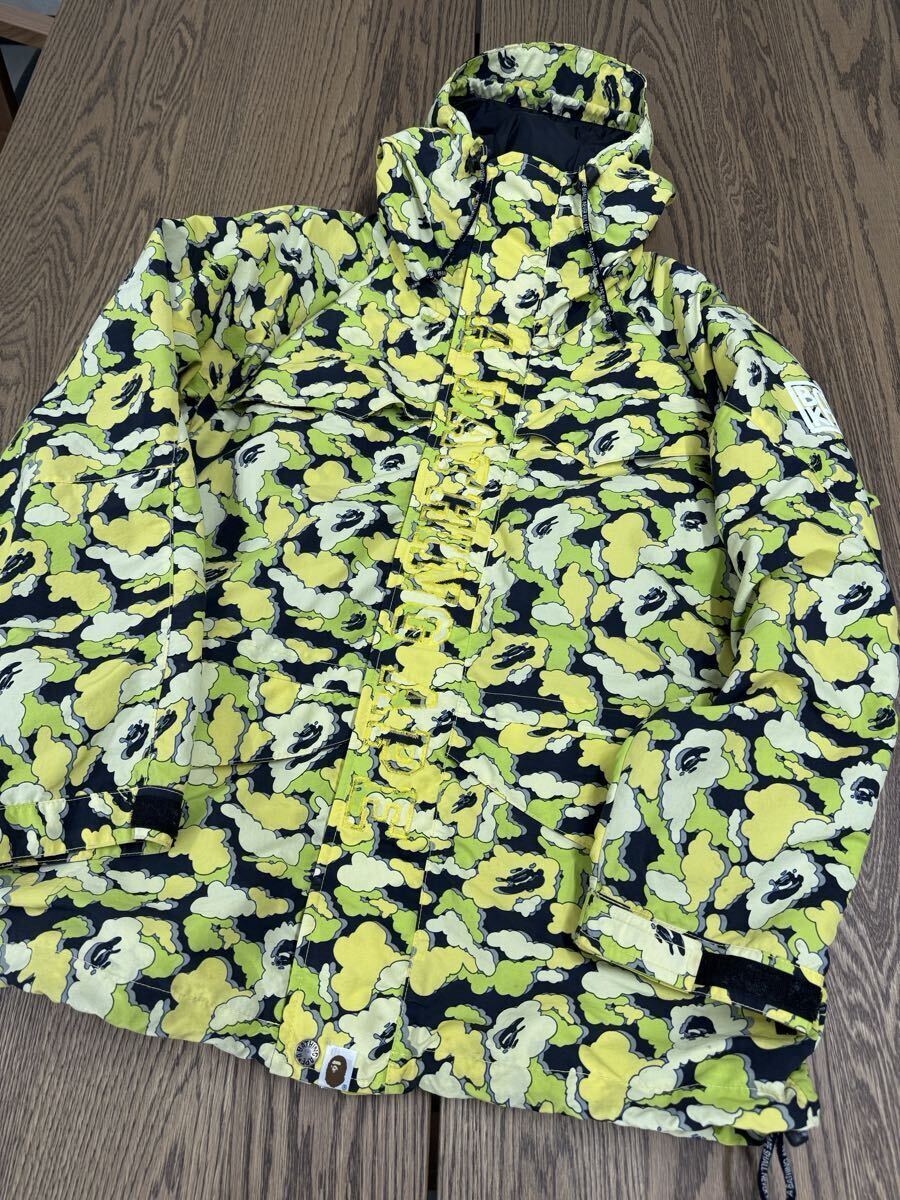激レア BAPE KAWS スノボジャケット a bathing ape エイプ