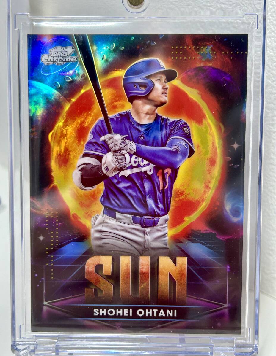 大谷翔平 惑星インサート「SUN」 Cosmic 2025 Topps 「Planetary Pursuit」 Shohei Ohtani SSP_サムネイル画像6