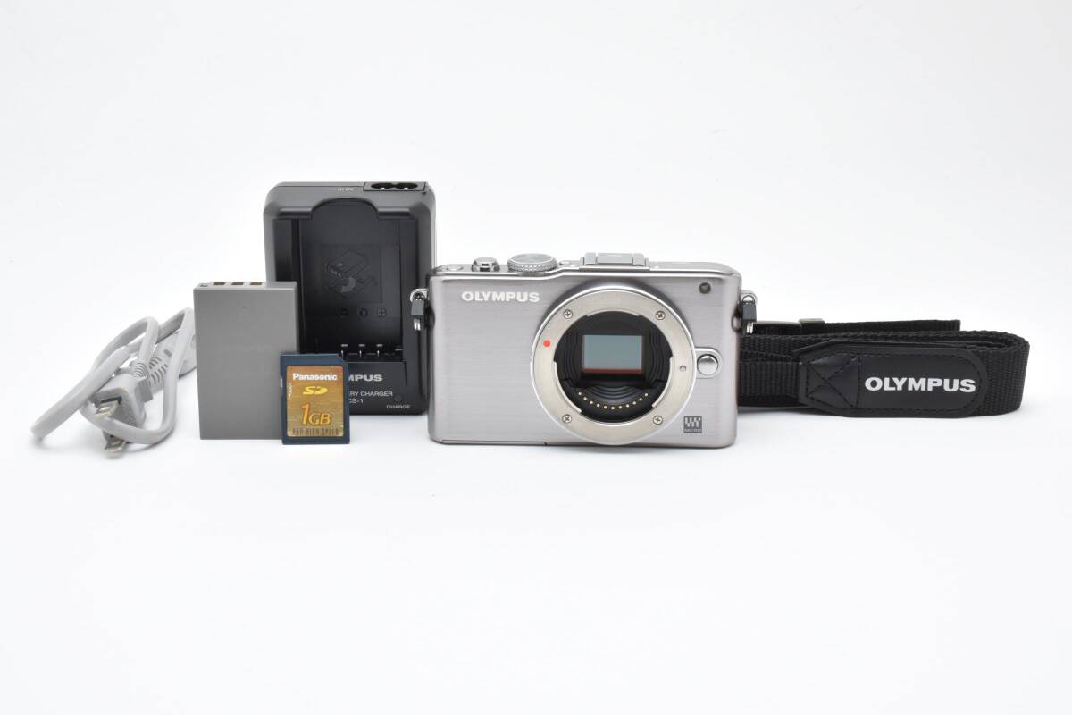 �����i �I�����p�X �y�����C�g E-PL3 �~���[���X�f�W�^���J�����{�f�B �V���b�^�[��444 �V���o�[ Olympus 243