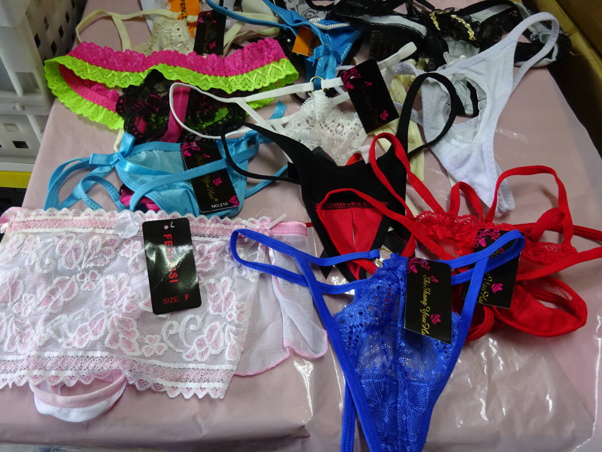 ★新品 セクシーランジェリーTバック ショーツ フリー 5枚 