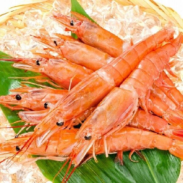 赤エビ ２ｋｇ 約50尾 生食用　送料は説明文をご覧ください
