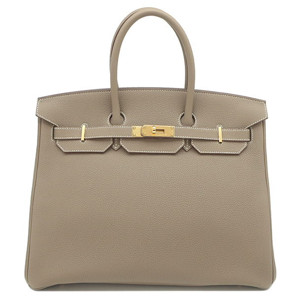エルメス ハンドバッグ バーキン35　 トゴ グレー グレージュ　