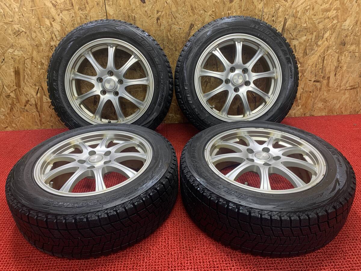 RVR и т.д. Stranger aluminium Bridgestone BLIZZAK DM-V1 215/60R17 ступица 72 17×7J off48 PCD114.3 5H распродажа!!