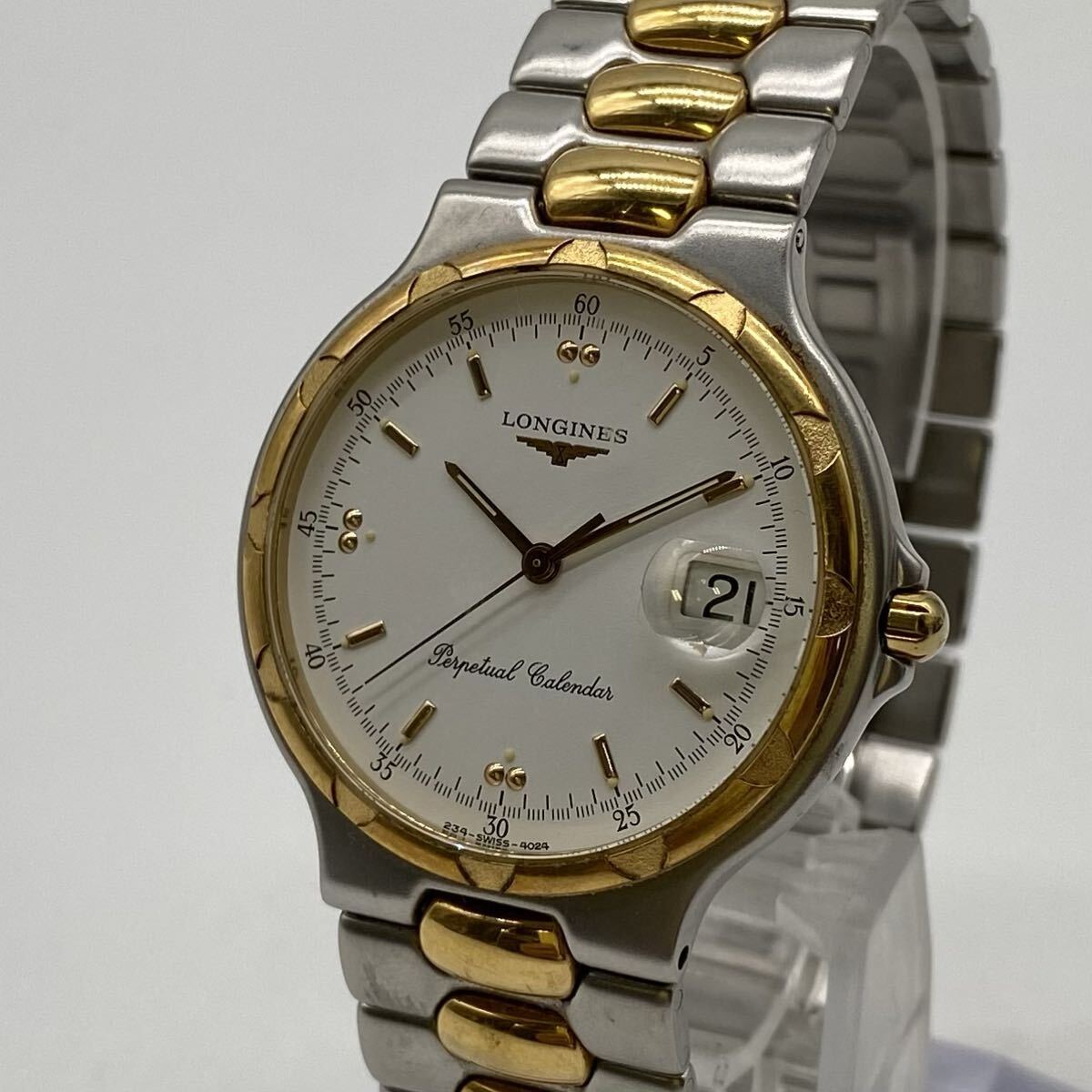 *[ распродажа ]LONGINES/ Longines наручные часы Conquest Conquest Perpetual календарь 4024 Date кварц QZ