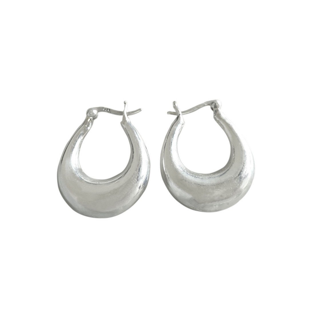 【C00195】[パターン：B] ピアス シルバー925 ティア サークル シン