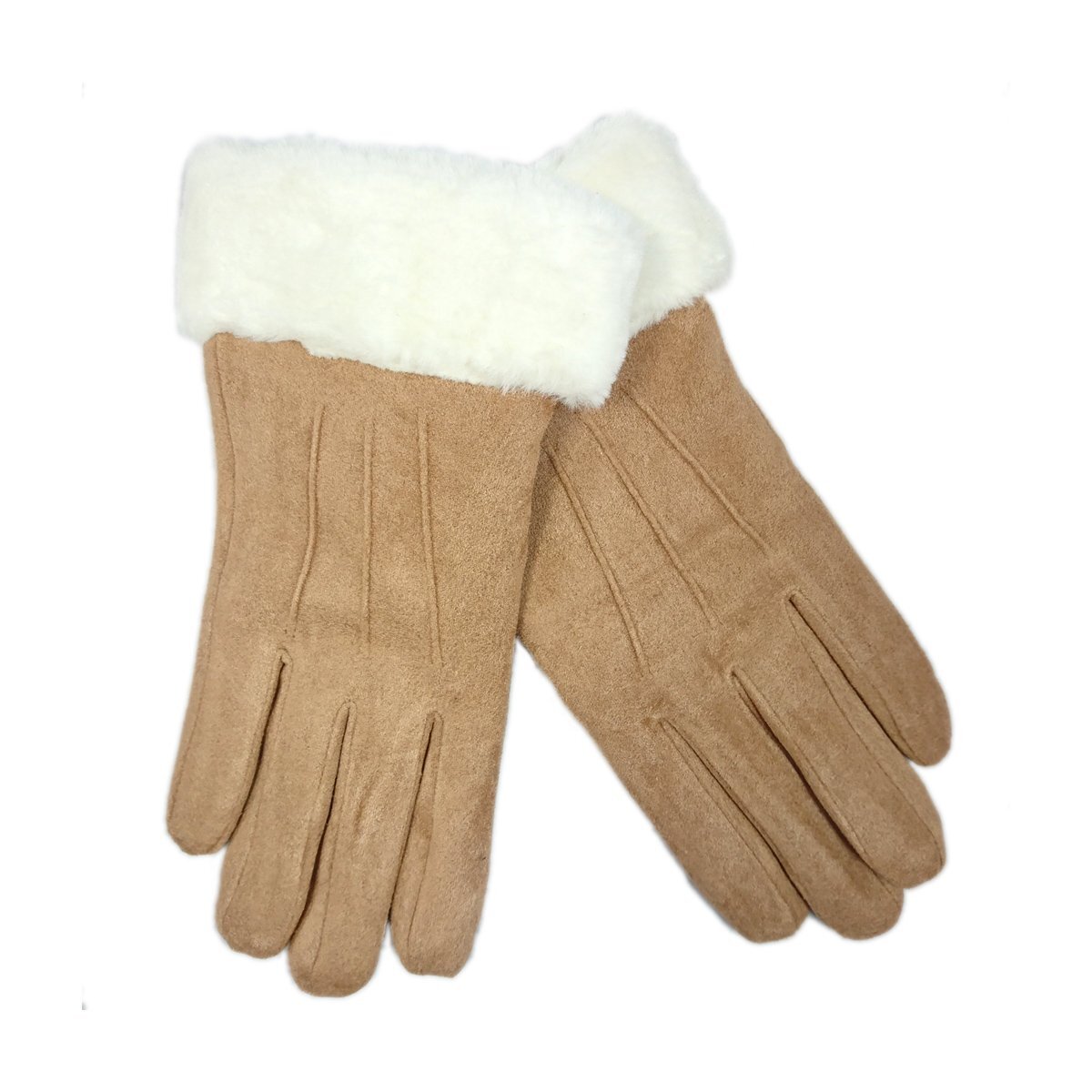 【C10490】手袋 レディース ベージュ グローブ 保温 防寒 秋 冬 裏起毛