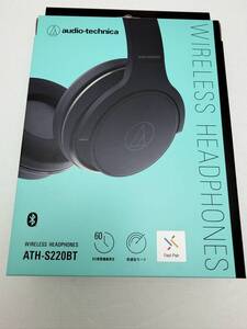 未使用◆オーディオテクニカ ATH-S220BT ワイヤレスヘッドホン◆K071210-5