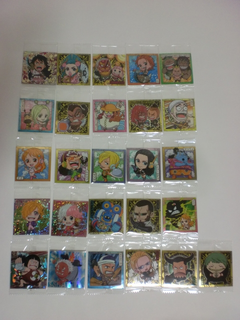 【内袋未開封】にふぉるめーしょん ワンピース 大海賊シールウエハース 26枚セッ