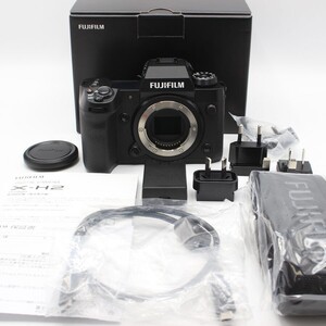 【美品】富士フイルム X-H2 ボディ ブラック APS-Cサイズ ミラーレスカメラ FUJIFILM 本体