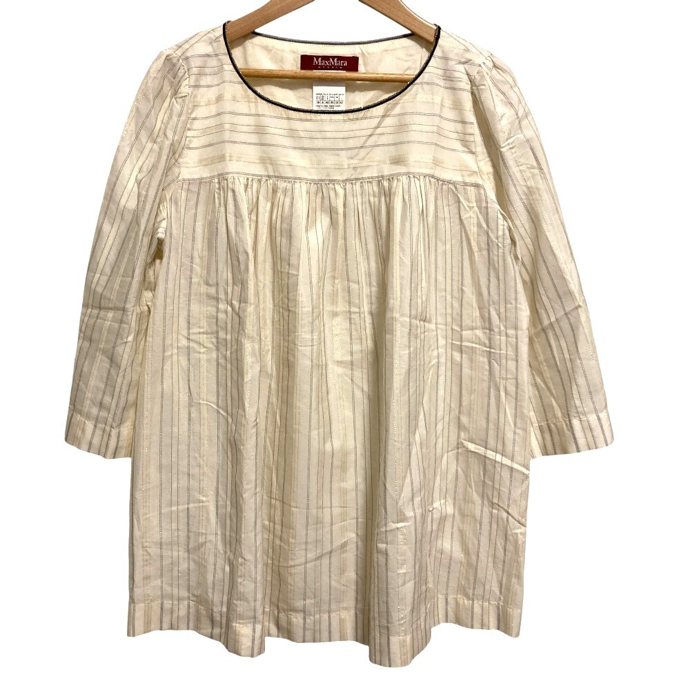 MaxMara STUDIO マックスマーラ ステュディオ ストライプ フレアブ