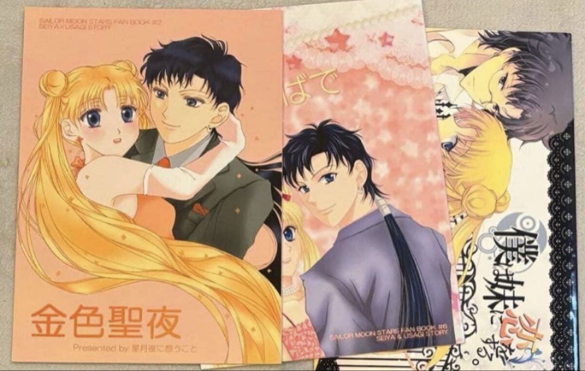 【３冊】セーラームーン 同人誌　星野光×月野うさぎ　星うさ　漫画