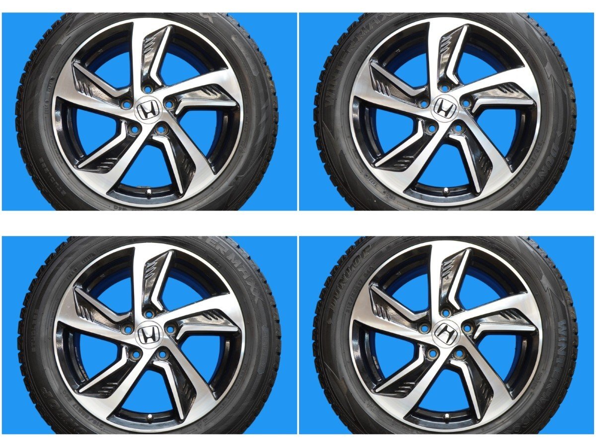 [1 иен начало ]RC Odyssey оригинальные колеса +21 год производства Dunlop WM02*17 дюймовый 7J+55 5 дыра PCD114.3*215/55R17*4шт.@* самовывоз возможно!*(fW673