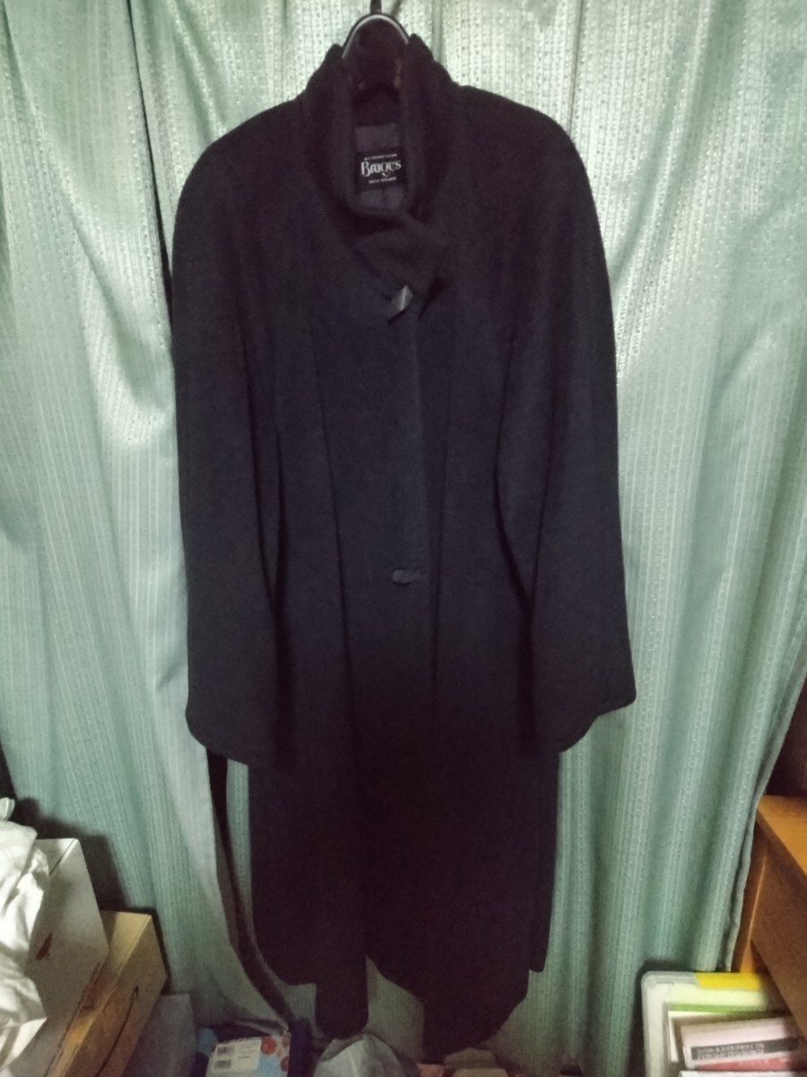 日本製 9号ロングコート Brages バージス 東京 原宿（タグ記載）毛 ラム