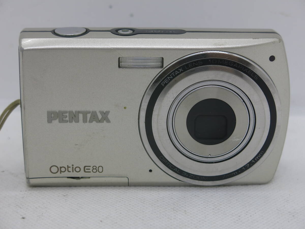 PENTAX Optio E80 �f�W�^���J�����@PENTAX LENS OPTICAL 3x ZOOM 0.7mm-17.1mm �yKNK026�z