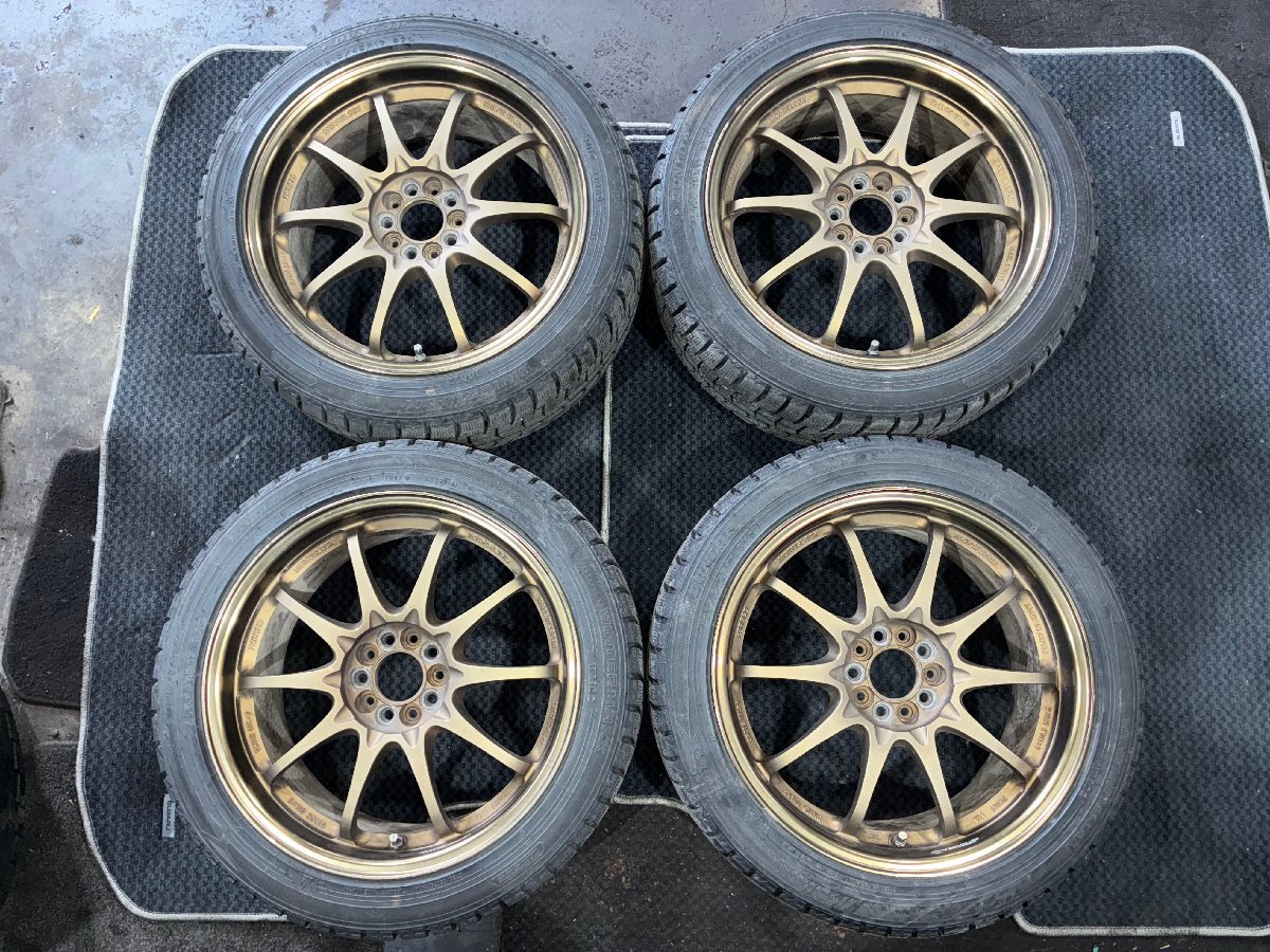  получение возможно RAYS Rays CE28N 17×7.5JJ+50 PCD100 сделано в Японии 4шт.@ б/у товар 