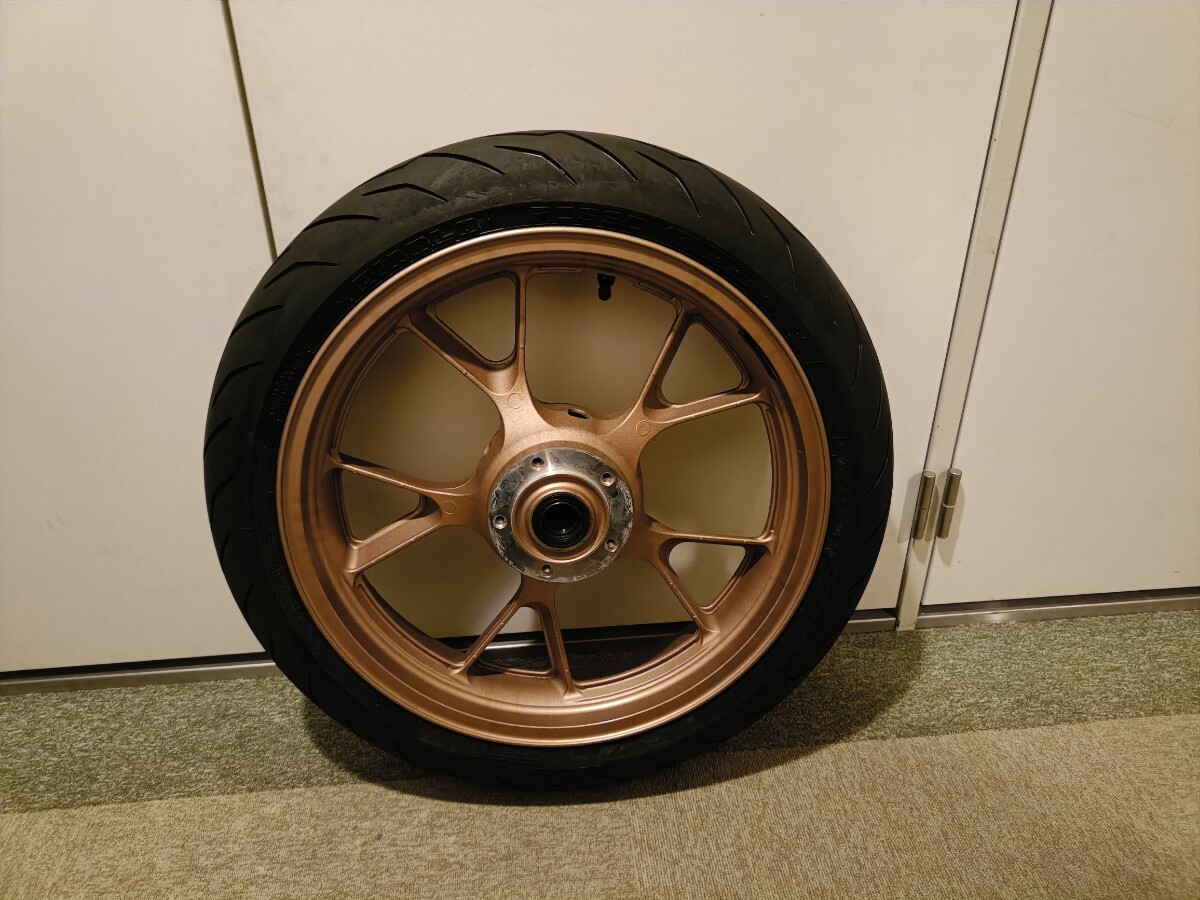  хорошая вещь zrx1200daegdaeg оригинальный переднее колесо 3.50-17 enkei GALESPEED воздушный клапан есть 