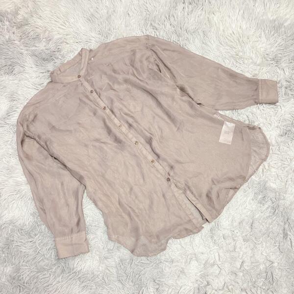 センスオブプレイスアーバンリサーチ シャツ (F) 七分袖 薄手 前開き 71E505