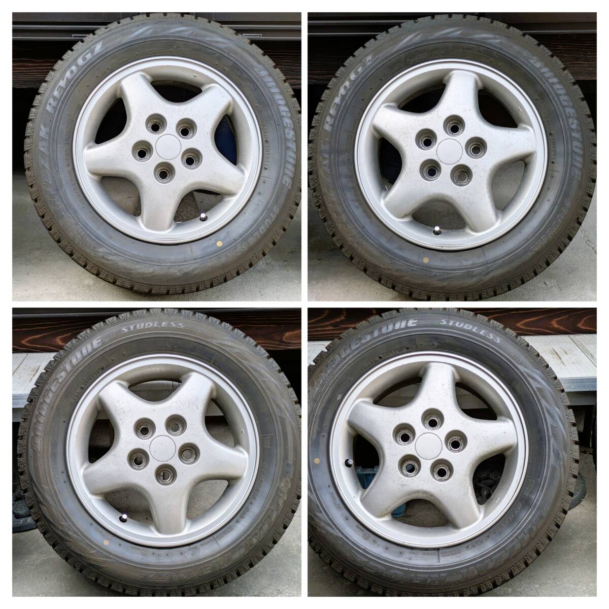 ★格安！三菱純正アルミ(ENKEI製)+スタッドレスタイヤBRIDGESTONE