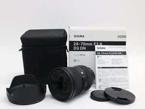 ●○【元箱付】SIGMA 24-70mm F2.8 DG DN Art SONY カメラレンズ 標準 ズーム ソニーEマウント シグマ ケース付○●032708003m○●