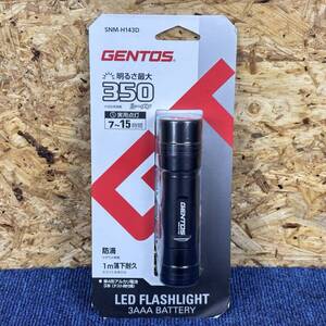 【新品未使用品】GENTOS ジェントス シンプルハンディトーチ SNM-H143D 350ルーメン 防滴(IPX4) 1m落下耐久 A420