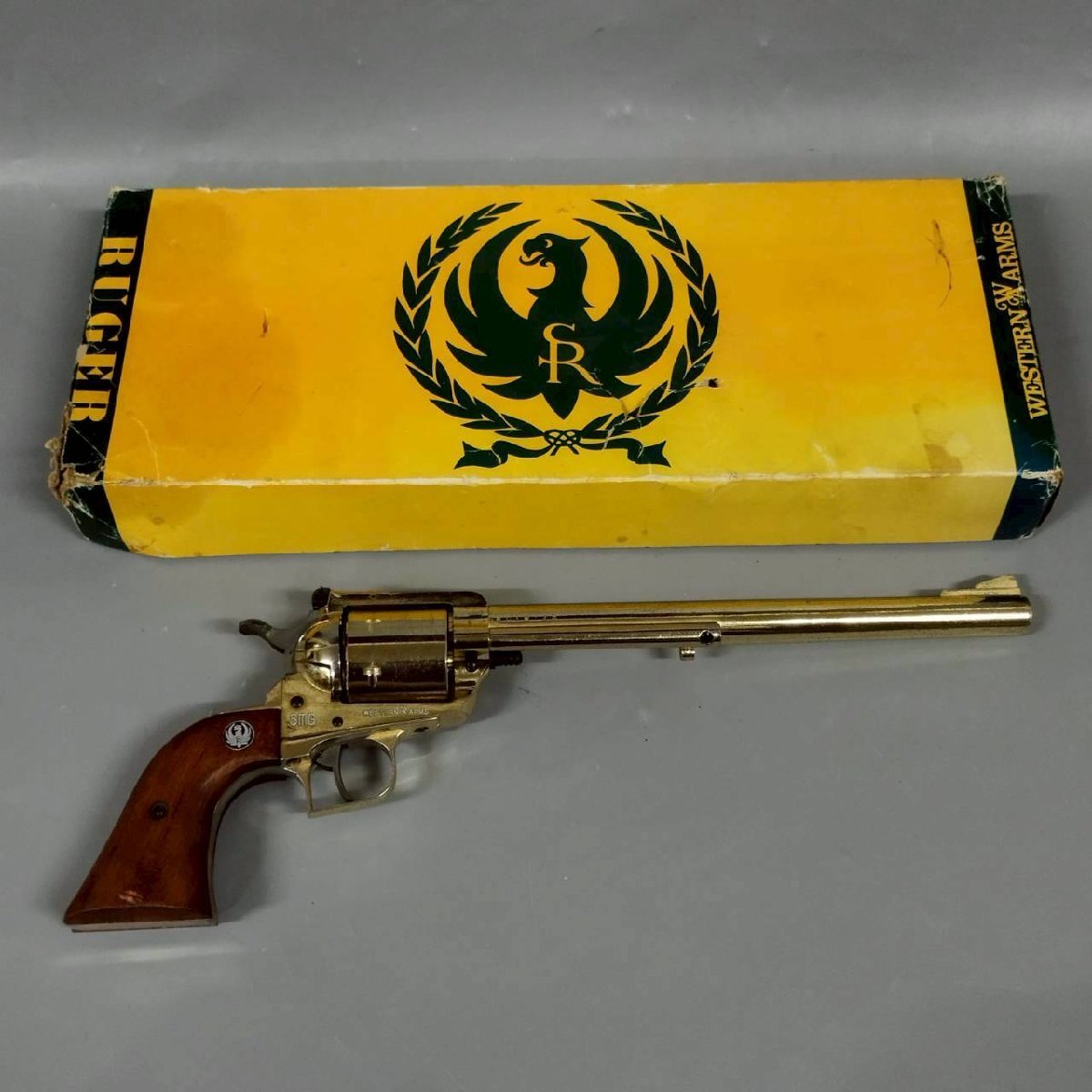 希少！ マルシン SMG スーパーブラックホーク ルガー44マグナム 金色 Yahoo!オークション -「スーパーブラックホーク 44マグナム」の落札