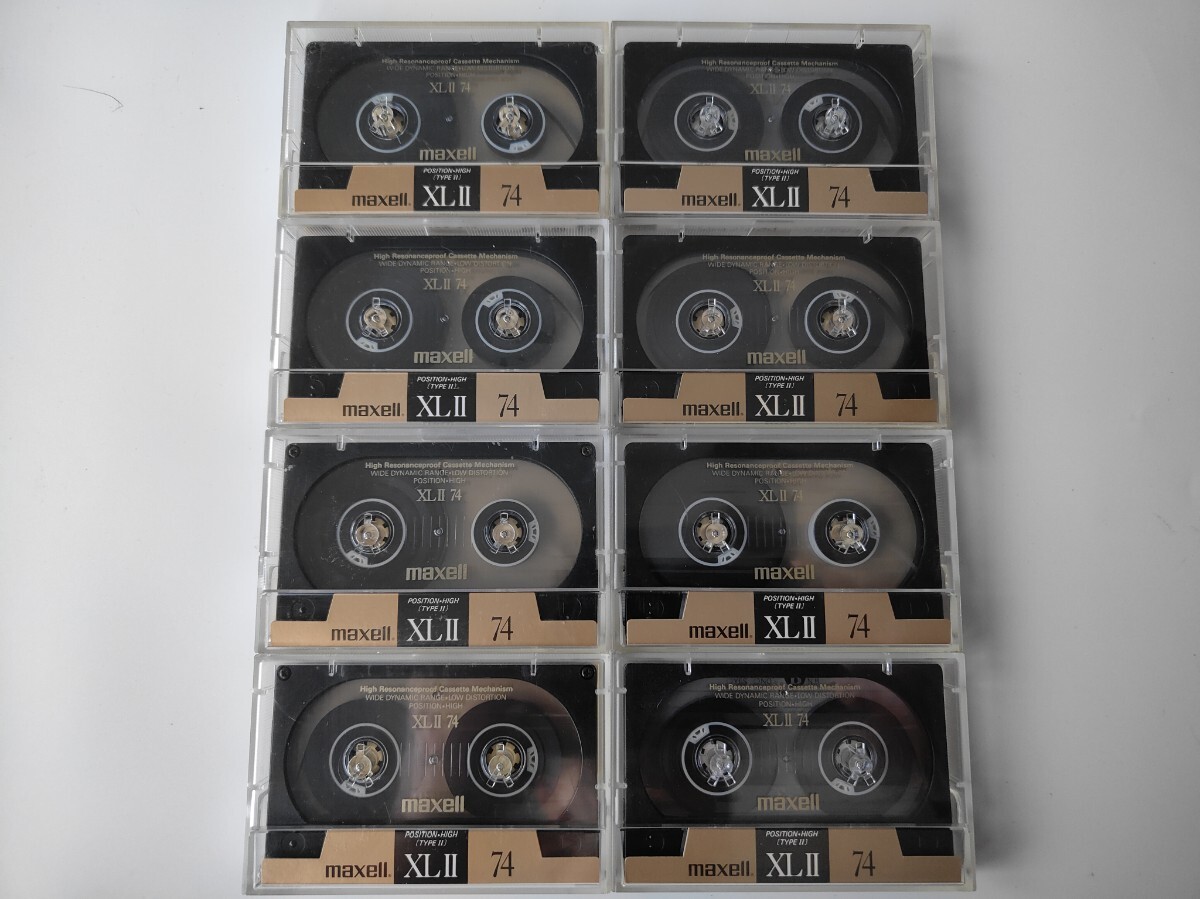maxell XLⅡ 74 минут кассетная лента высокий позиция 