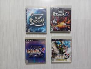 ps3 4本セット 無双オロチ 2 Z 戦国無双3 Z Empires